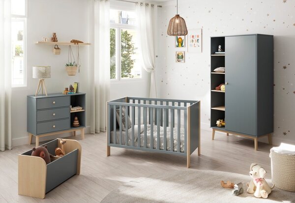 Armadio per bambini verde polveroso 90x180x52 cm Esteban – Marckeric