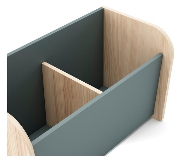 Libreria per bambini verde polveroso 70x42x35 cm Esteban – Marckeric