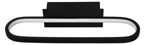 Applique LED nero opaco (lunghezza 40 cm) Gianni - Trio