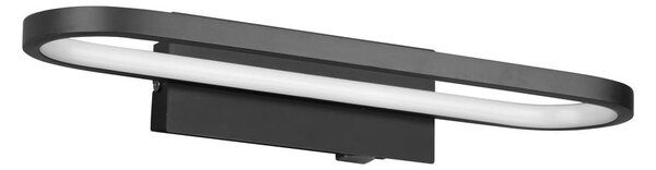 Applique LED nero opaco (lunghezza 40 cm) Gianni - Trio
