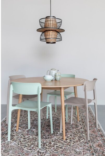 Tavolo da pranzo rotondo con piano in rovere ø 100 cm Fabio - White Label