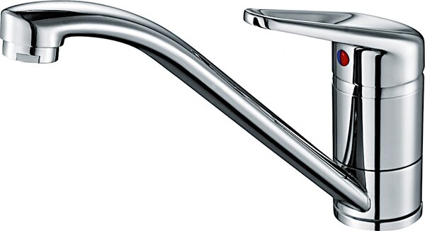 FRANKE NIEDERDRUCK NOVARA-PLUS rubinetto in CROMO con bocca fissa girevole / miscelatore monocomando