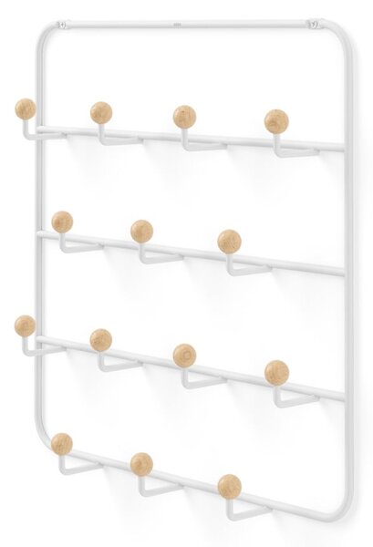 Appendiabiti in metallo bianco naturale 36 cm Estique - Umbra