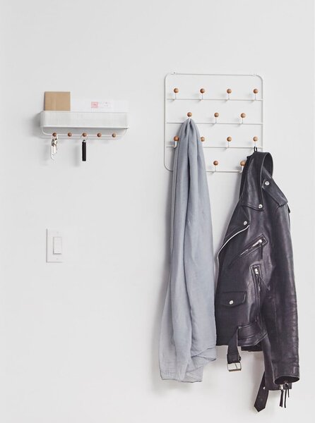 Appendiabiti in metallo bianco naturale 36 cm Estique - Umbra