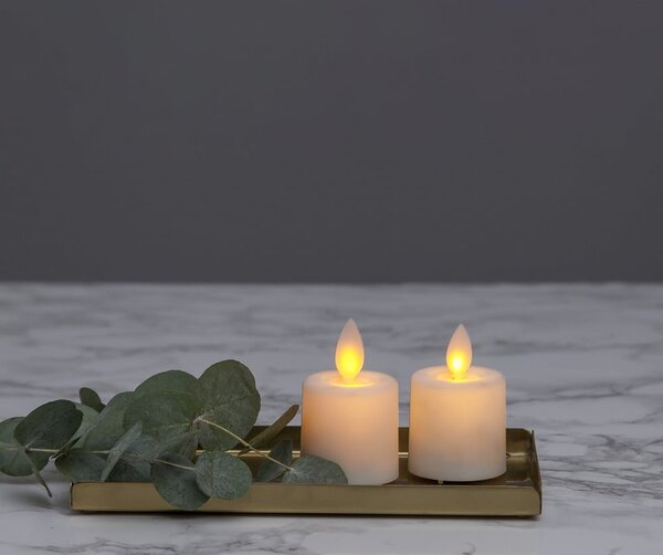 Candele LED in set da 2 (altezza 6 cm) M-Twinkle - Star Trading