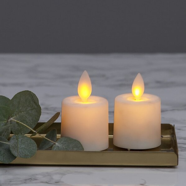 Candele LED in set da 2 (altezza 6 cm) M-Twinkle - Star Trading