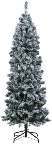 Costway Albero di 180cm natale illuminato decorazione natalizia per casa e ufficio, Albero base in metallo pieghevole