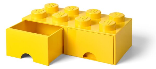 Contenitore giallo con due cassetti - LEGO®