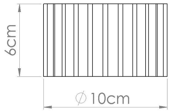 Faretto beige in metallo ø 10 cm Zora – Sollux