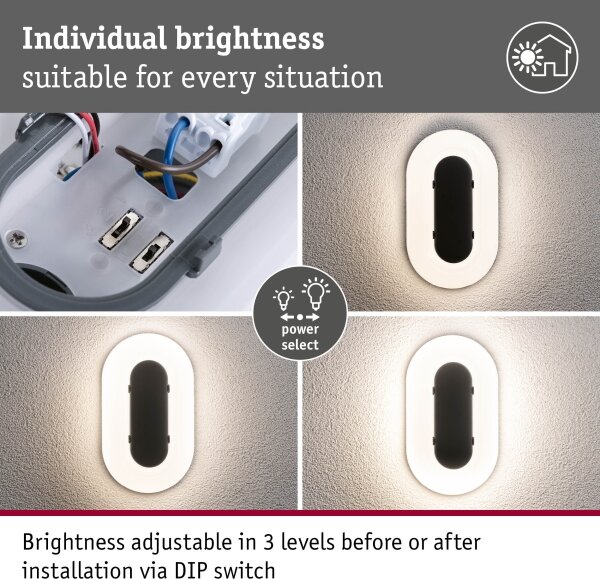 Paulmann 94957 - LED/18,5W IP65 dimmerabile applique da esterno ELUNOR 230V