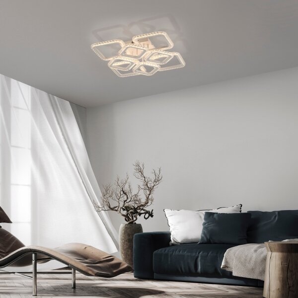 JUST LIGHT. 15269-16 - Plafoniera LED CRYSTALLO LED/43,5W/230V bianca