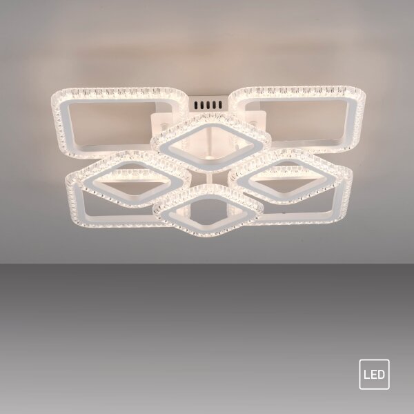 JUST LIGHT. 15269-16 - Plafoniera LED CRYSTALLO LED/43,5W/230V bianca