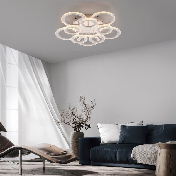 JUST LIGHT. 15268-16 - Plafoniera LED CRYSTALLO LED/48,5W/230V bianco