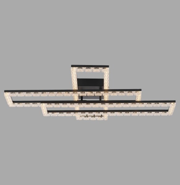 JUST LIGHT. 14733-18 - Plafoniera LED GLITRA LED/35W/230V nera
