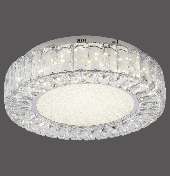 JUST LIGHT. 15221-17 - Plafoniera LED KULUNKA LED/32W/230V cromo