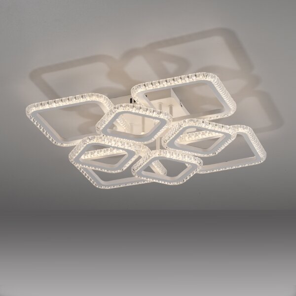 JUST LIGHT. 15269-16 - Plafoniera LED CRYSTALLO LED/43,5W/230V bianca