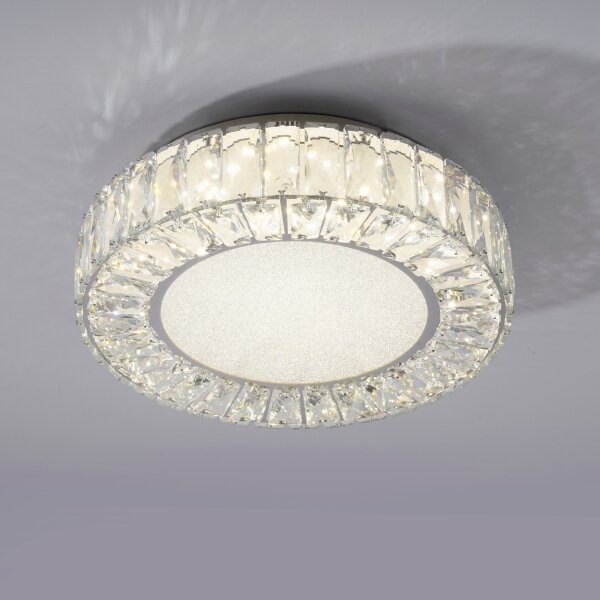 JUST LIGHT. 15221-17 - Plafoniera LED KULUNKA LED/32W/230V cromo