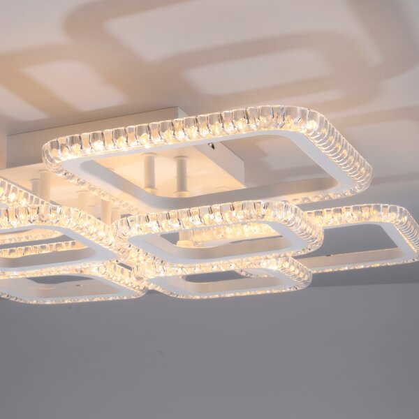 JUST LIGHT. 15269-16 - Plafoniera LED CRYSTALLO LED/43,5W/230V bianca