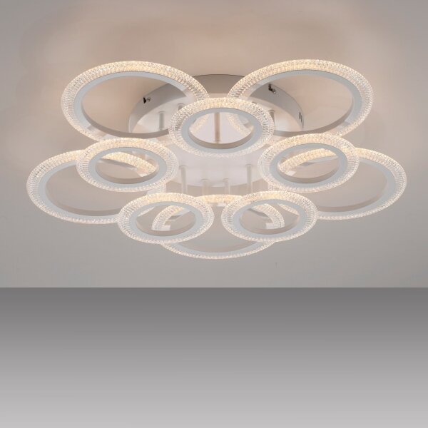 JUST LIGHT. 15268-16 - Plafoniera LED CRYSTALLO LED/48,5W/230V bianco