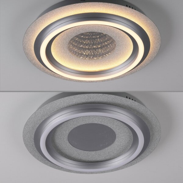JUST LIGHT. 15089-21 - Plafoniera LED CICHIO LED/36W/230V cromo opaco