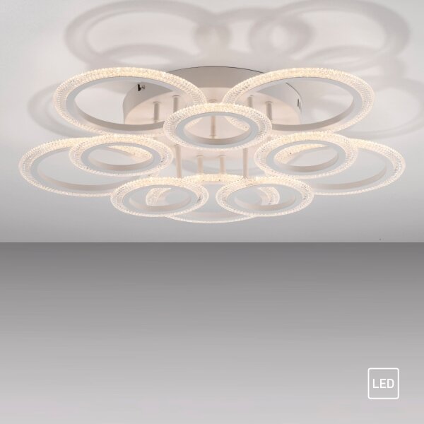 JUST LIGHT. 15268-16 - Plafoniera LED CRYSTALLO LED/48,5W/230V bianco