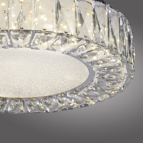 JUST LIGHT. 15221-17 - Plafoniera LED KULUNKA LED/32W/230V cromo