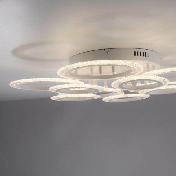 JUST LIGHT. 15268-16 - Plafoniera LED CRYSTALLO LED/48,5W/230V bianco