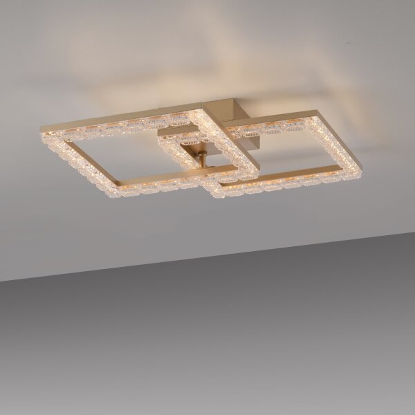 JUST LIGHT. 14732-60 - Plafoniera LED GLITRA LED/17,5W/230V dorata
