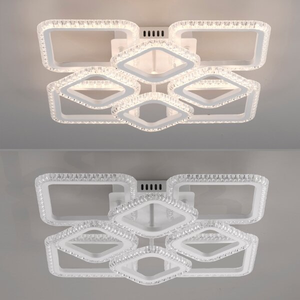 JUST LIGHT. 15269-16 - Plafoniera LED CRYSTALLO LED/43,5W/230V bianca