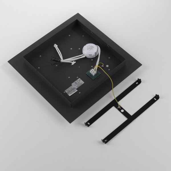 JUST LIGHT. 14439-21 - Plafoniera LED CICHIO LED/18,5W/230V + LED/9W nera