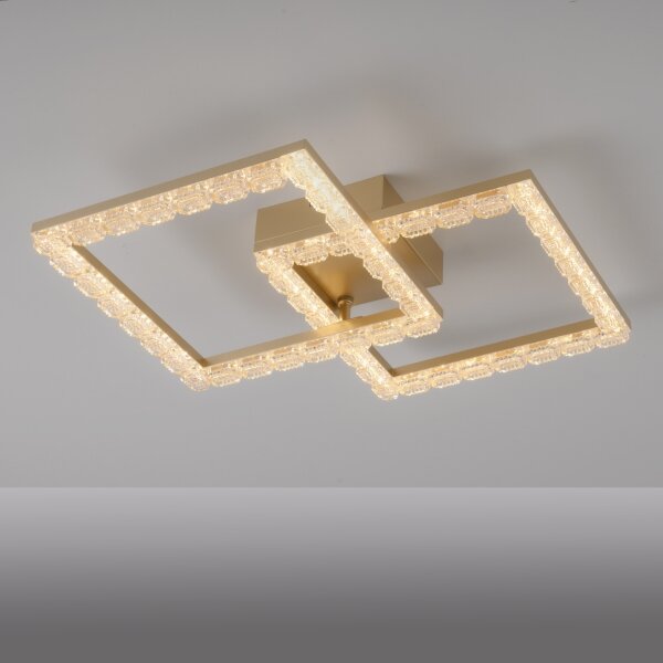JUST LIGHT. 14732-60 - Plafoniera LED GLITRA LED/17,5W/230V dorata