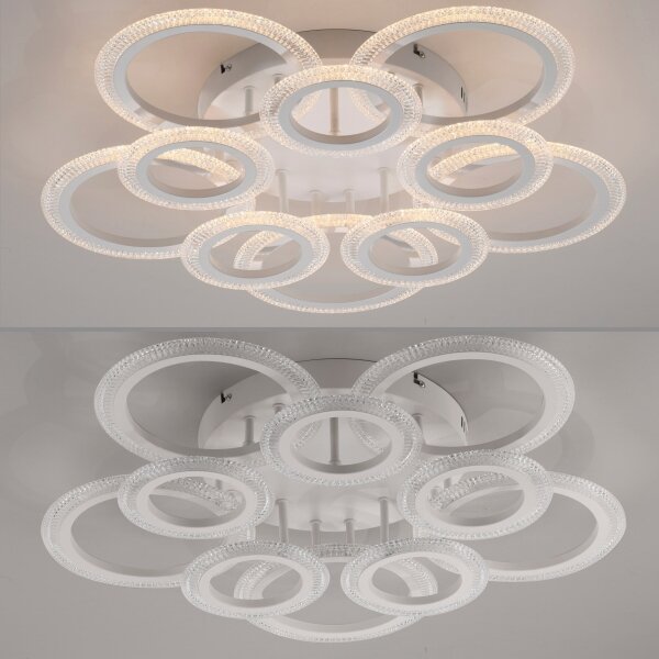 JUST LIGHT. 15268-16 - Plafoniera LED CRYSTALLO LED/48,5W/230V bianco
