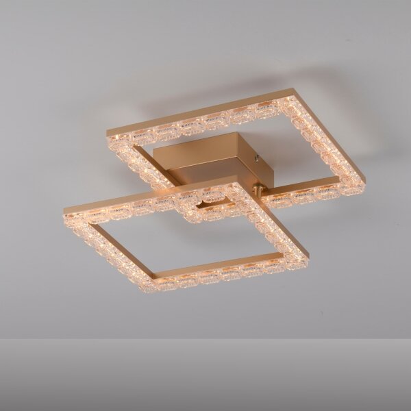 JUST LIGHT. 14732-60 - Plafoniera LED GLITRA LED/17,5W/230V dorata