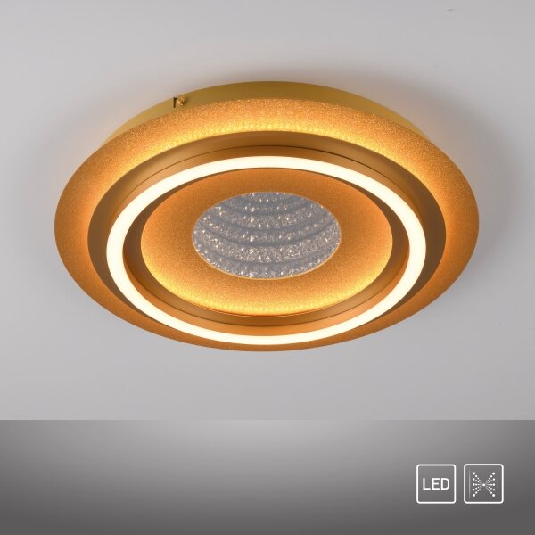 JUST LIGHT. 15089-60 - Plafoniera LED CICHIO LED/36W/230V dorata