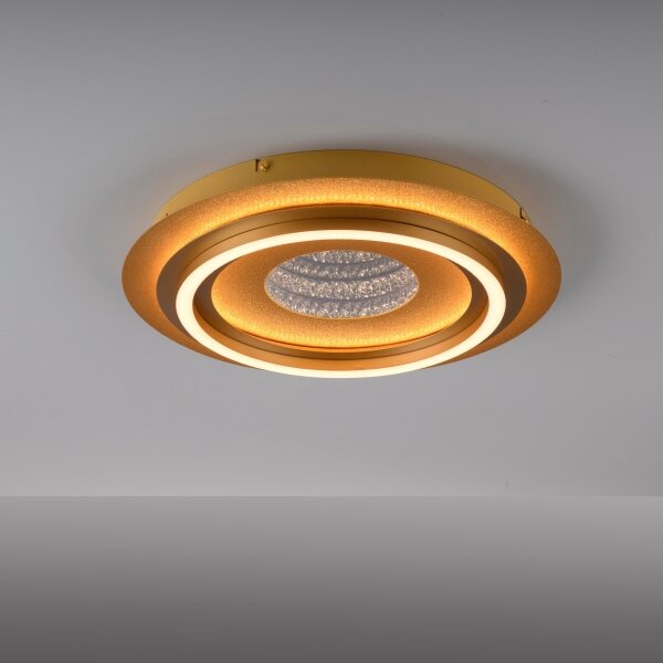 JUST LIGHT. 15089-60 - Plafoniera LED CICHIO LED/36W/230V dorata