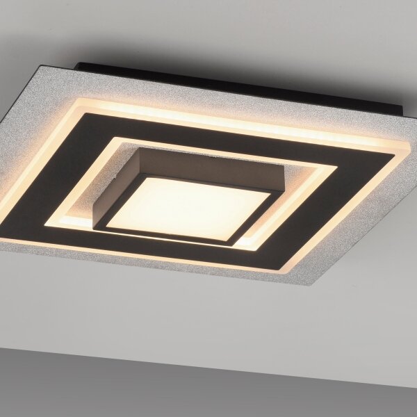 JUST LIGHT. 14439-21 - Plafoniera LED CICHIO LED/18,5W/230V + LED/9W nera