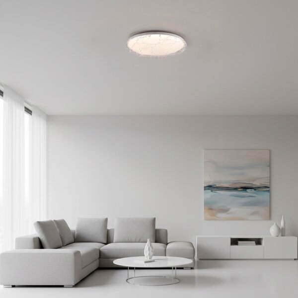 JUST LIGHT. 14008-16 - Plafoniera LED dimmerabile ART PLAFO LED/20W/230V bianco + telecomando