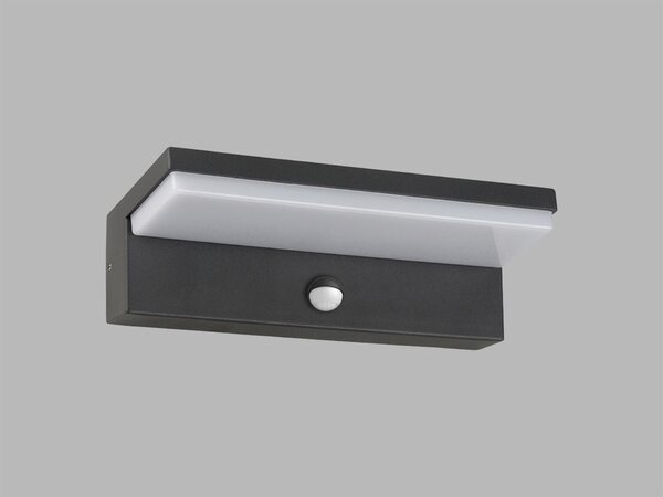 HUGO II. applique LED da esterno in alluminio con sensore di movimento