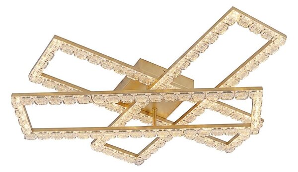 JUST LIGHT. 14733-60 - Plafoniera LED GLITRA LED/35W/230V dorata