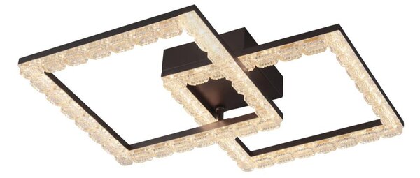 JUST LIGHT. 14732-18 - Plafoniera LED GLITRA LED/17,5W/230V nero