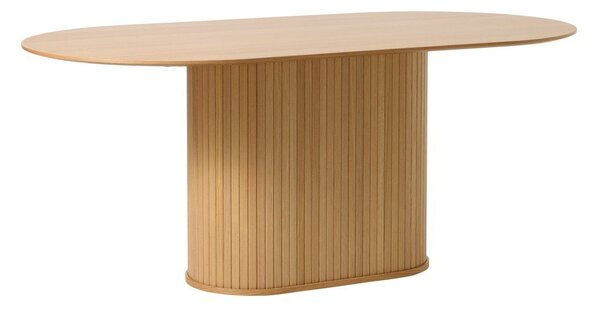 Tavolo da pranzo con piano in rovere 95x180 cm Nola - Unique Furniture