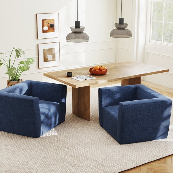 Costway Poltrona gonfiabile portatile con copertura staccabile e braccioli larghi, Divano gonfiabile per soggiorno Blu