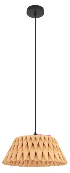 Lampada a sospensione - naturale - MAZE - legno - Ø 46cm - E27 - 3490E - Anne Lighting