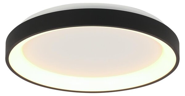 Plafoniera - nero - Ringlede - plastica metallo - Ø 38cm - LED - 3691ZW - Steinhauer