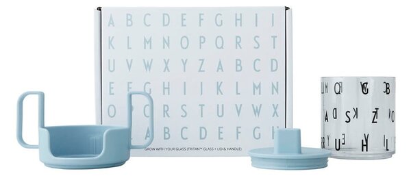 Tazza azzurra per bambini Grow With Your Cup Grow with Your Cup - Design Letters
