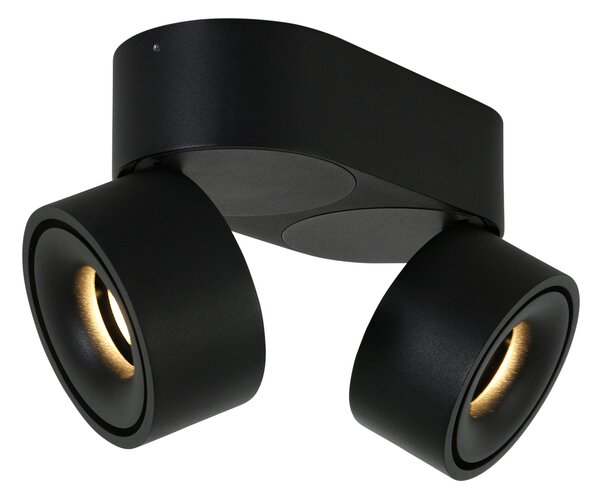 Faretto - nero - Fez Black - plastica metallo - faretto a superficie - LED - 2674ZW - Mexlite