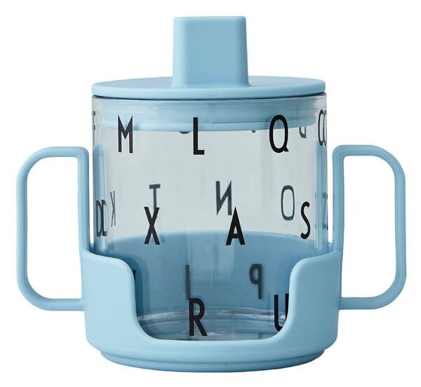 Tazza azzurra per bambini Grow With Your Cup Grow with Your Cup - Design Letters