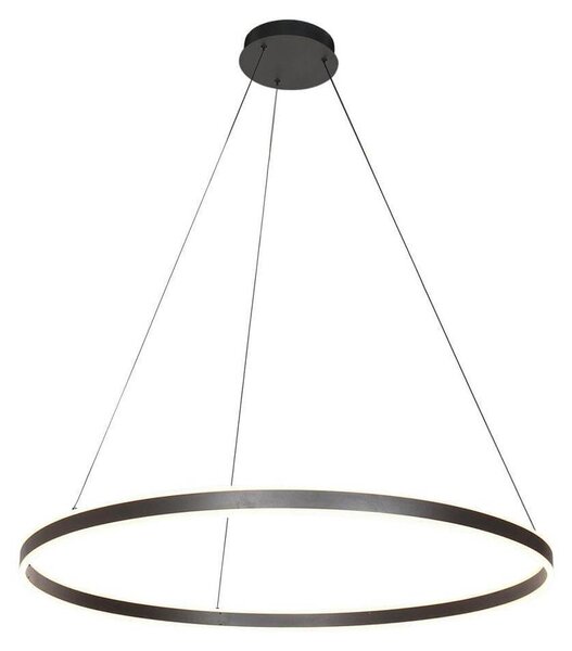 Lampada a sospensione - nero - Ringlux - plastica metallo - Ø 100cm - LED - 3676ZW - Steinhauer