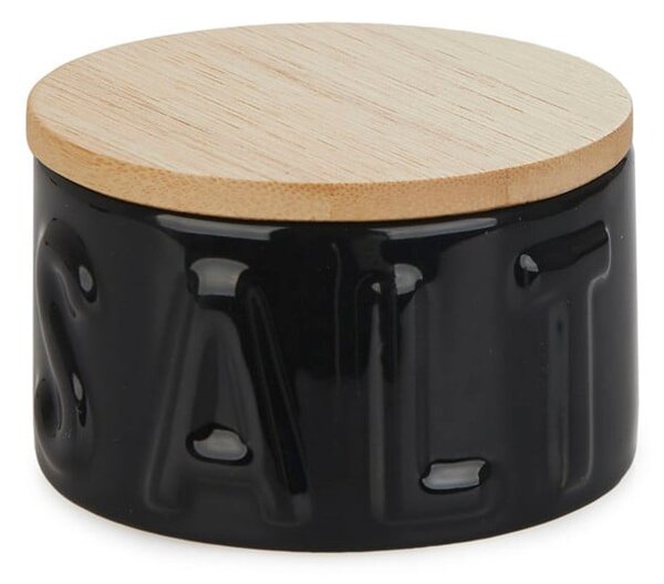 Scatola del sale in ceramica nera - Balvi