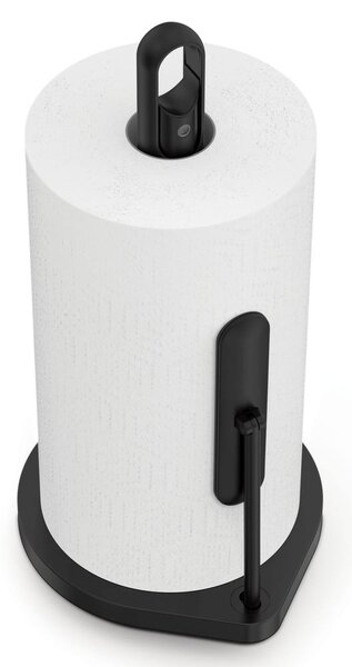 Porta asciugamani da cucina in acciaio nero opaco - simplehuman